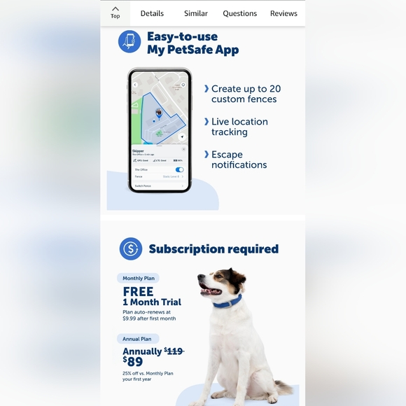 PetSafe Guardian GPS + Tracking Dog Fence Collar - Wireless Dog Fence NEW - Picture 7 of 10